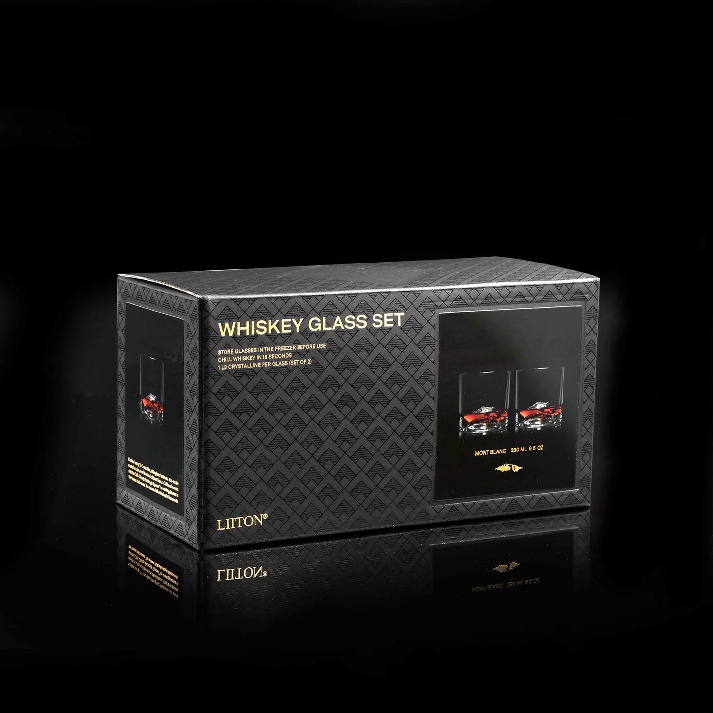 Ensemble de 2 Verres à Whisky Mont Blanc – Liiton
