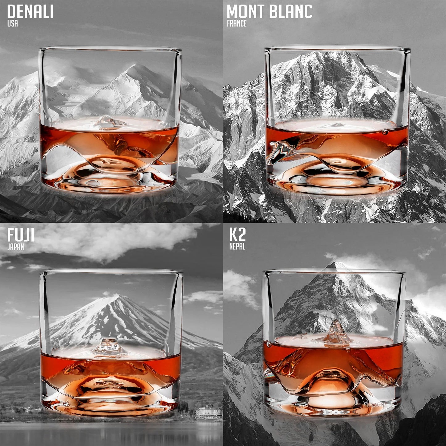 Ensemble de Carafe à Whisky The Peaks – Liiton