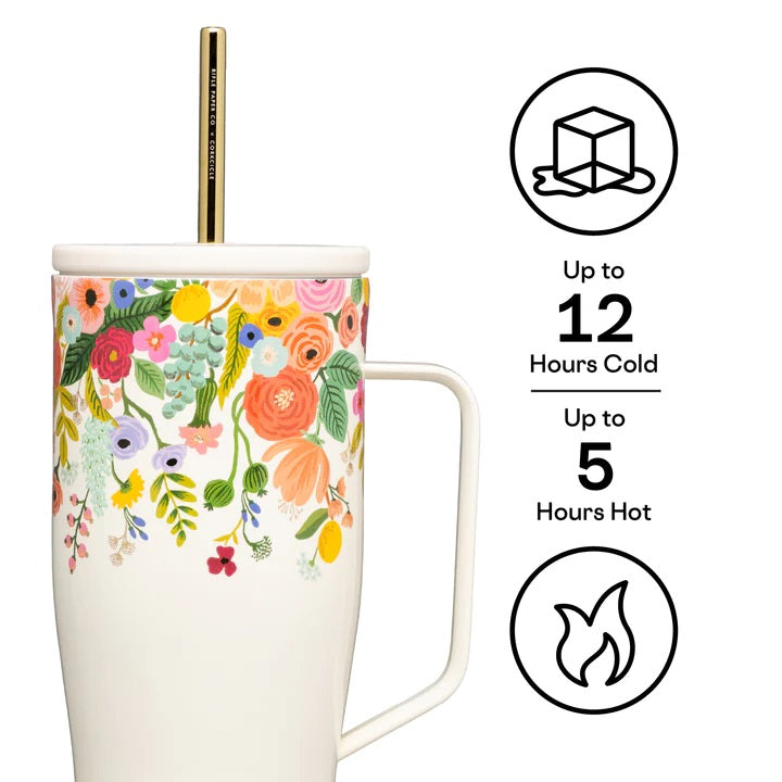 Cold Cup XL 30 oz Rifle Paper Co. x Corkcicle Party de Jardin – Corkcicle