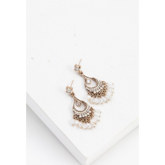 Lover's Tempo - Boucles d'Oreilles - Coco Beaded Chandelier - Or