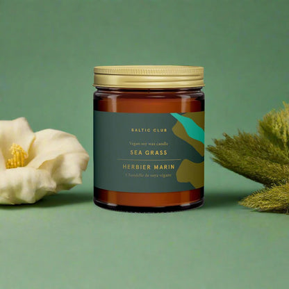 Bougie 8 oz Herbier Marin | Baltic Club