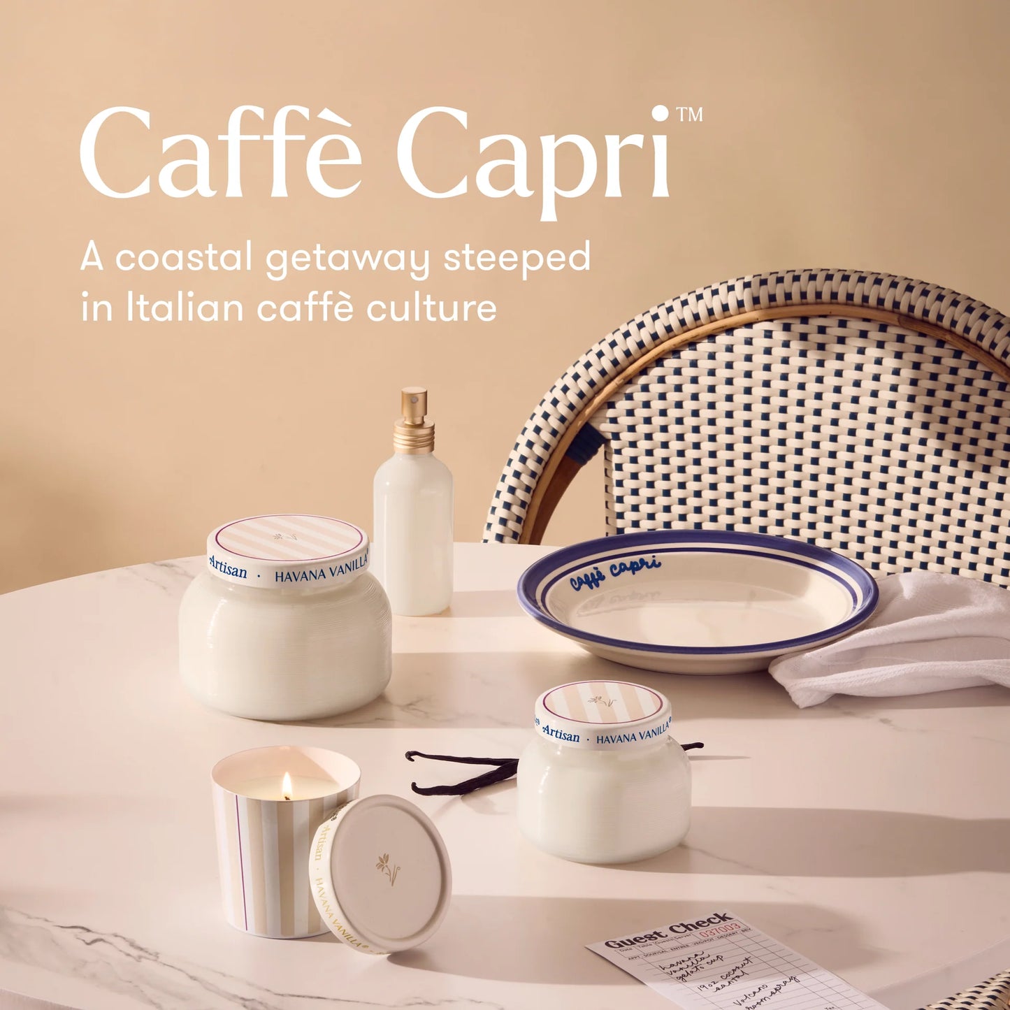 Vaporisateur d'Ambiance Caffè Capri Havana Vanille | Capri Blue