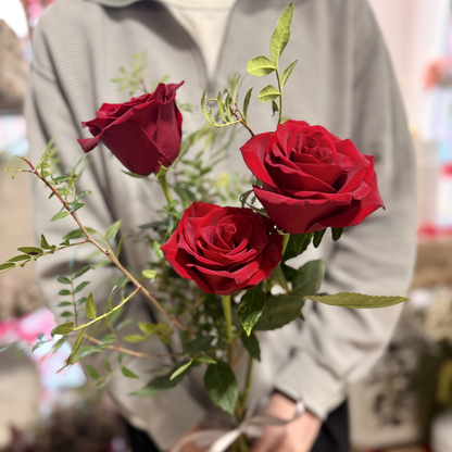 Bouquet de 3 Roses