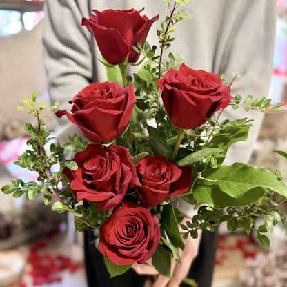 Bouquet de 6 Roses