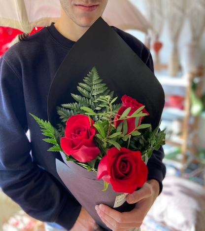 Bouquet de 3 Roses