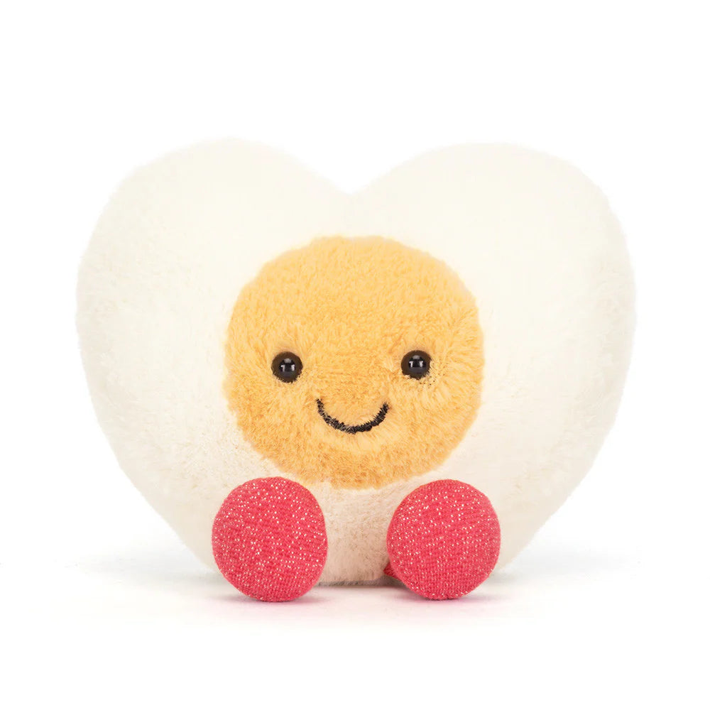 Amuseables Œuf Dur en Forme de Cœur | Jellycat