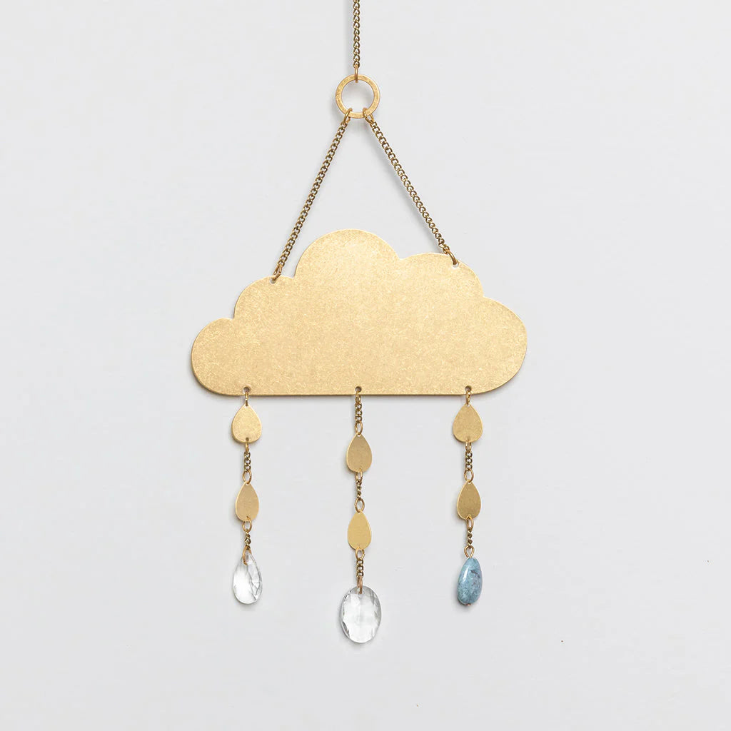 Attrape-Soleil Nuage/Howlite Bleue