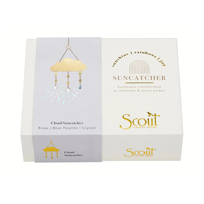 Attrape-Soleil Nuage/Howlite Bleue