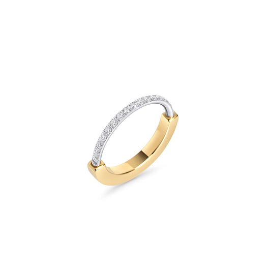 Bague Peyton Taille 6 - Argent/Or | Mia