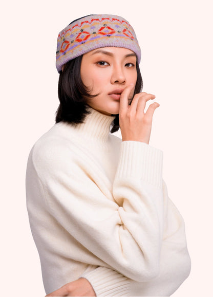 Bandeau Fair Isle - Cream Mix | Powder
