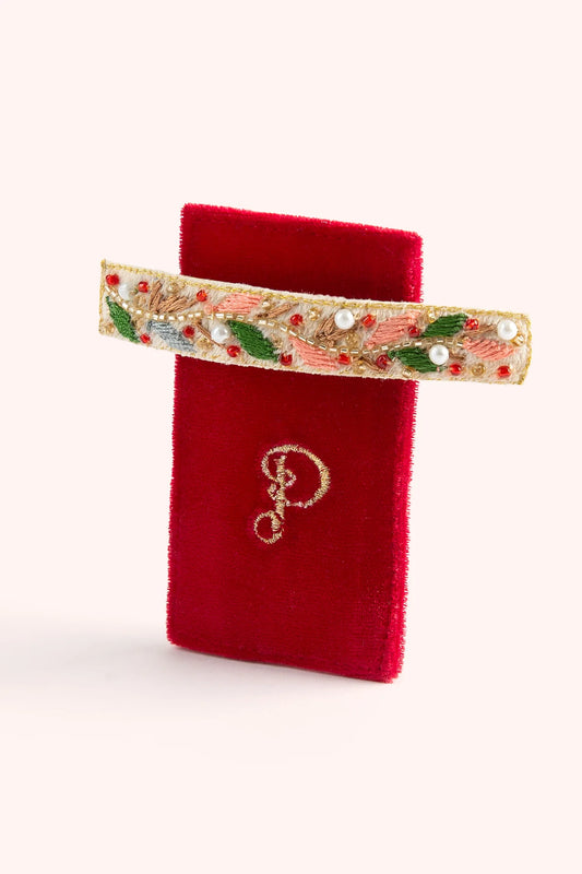 Barrette à Cheveux - Holly Berry
