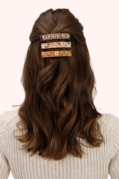 Barrette à Cheveux - Holly Berry