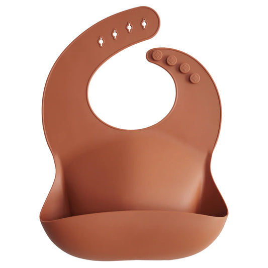 Bavoir en Silicone - Clay
