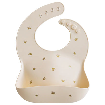 Bavoir en Silicone - Couronnes