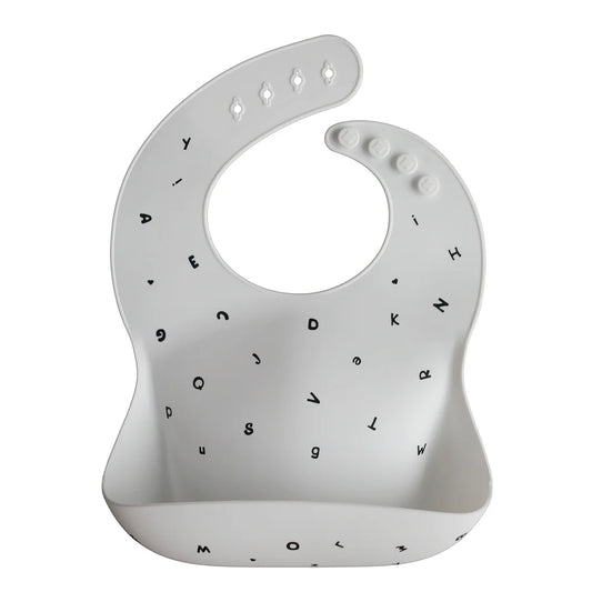 Bavoir en Silicone - Lettres