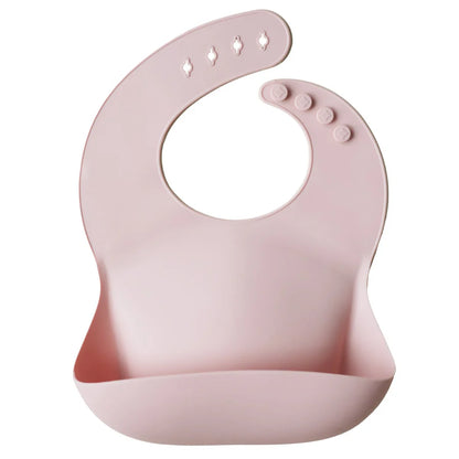 Bavoir en silicone - Blush
