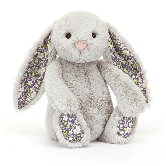 Lapin fleuri argenté « Bloom » - Petit