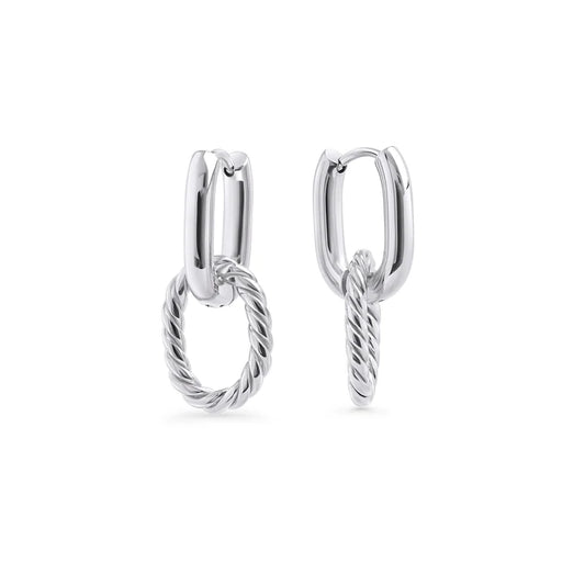 Boucles d'Oreilles Cecilia - Argent