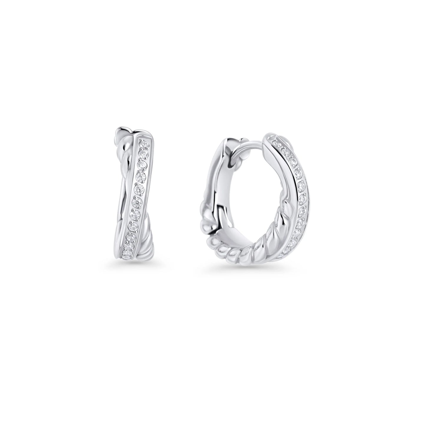 Boucles d’Oreilles Claire - Argent | Mia