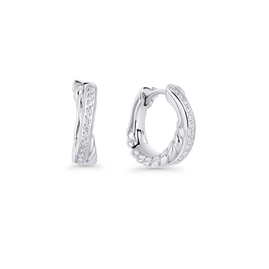 Boucles d’Oreilles Claire - Argent | Mia