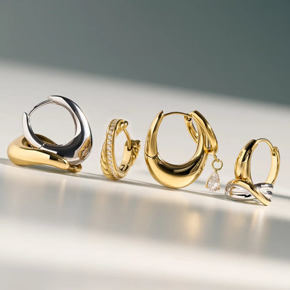 Boucles d’Oreilles Claire - Argent | Mia