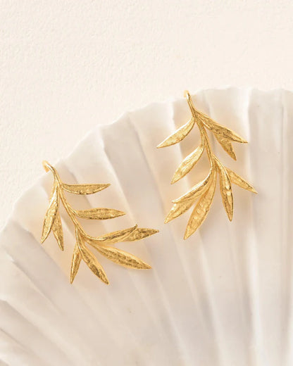 Boucles d'Oreilles Elaia - Or | Agapée