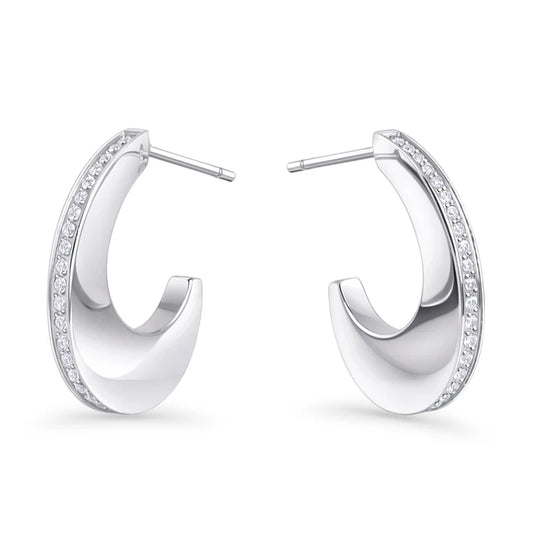 Boucles d'Oreilles Ella - Argent