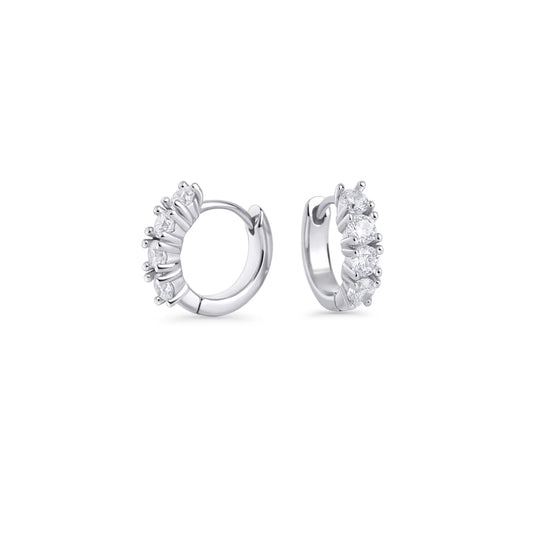 Boucles d’Oreilles Giselle - Argent | Mia