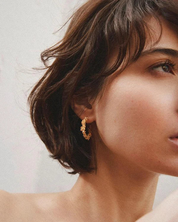 Boucles d'Oreilles Kèpos - Or | Agapée