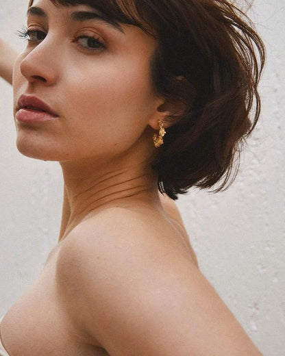 Boucles d'Oreilles Kèpos - Or | Agapée