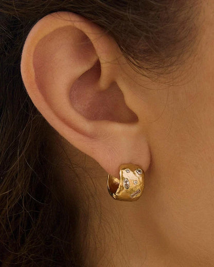 Boucles d'Oreilles Lucci - Or | Agapée