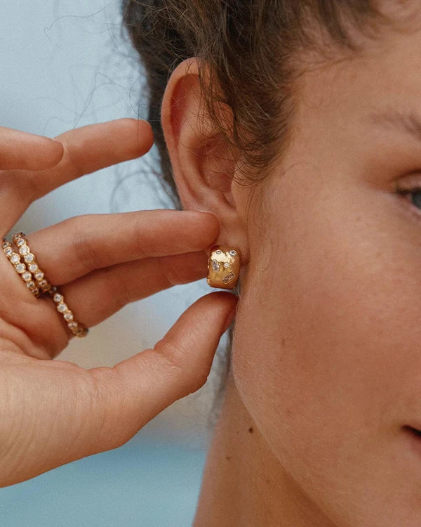 Boucles d'Oreilles Lucci - Or | Agapée