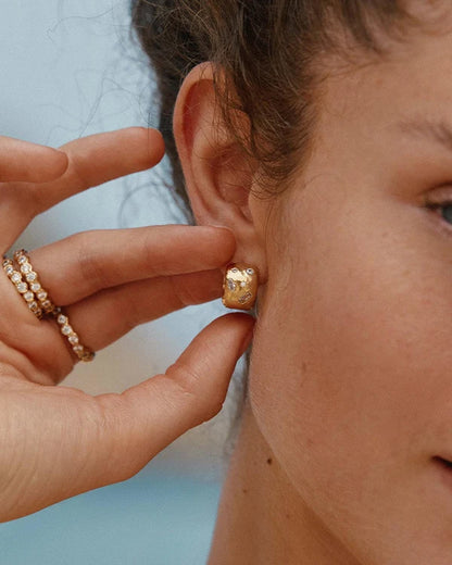 Boucles d'Oreilles Lucci - Or | Agapée
