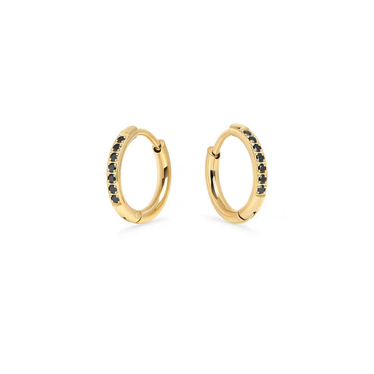 Boucles d'Oreilles Mini Stacks 10 mm - Or
