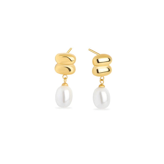 Boucles d'Oreilles Pendantes Hailey - Or