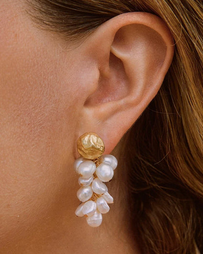Boucles d'Oreilles Grappa - Or | Agapée