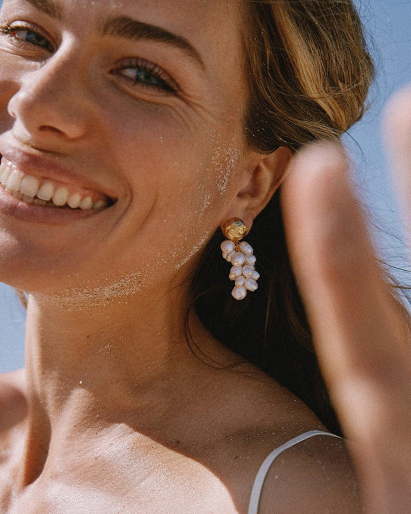 Boucles d'Oreilles Grappa - Or | Agapée