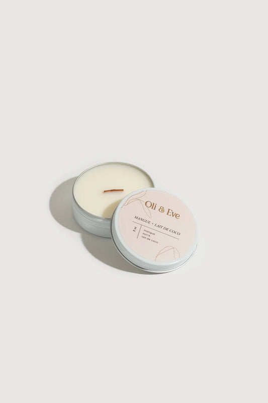Bougie 3 oz Mangue + Lait de Coco