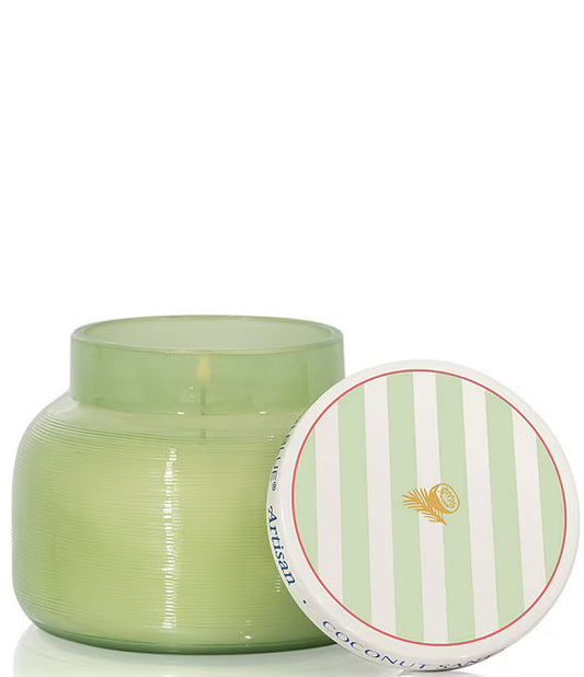Bougie Signature 19 oz Caffè Capri Noix de Coco Santal | Capri Blue