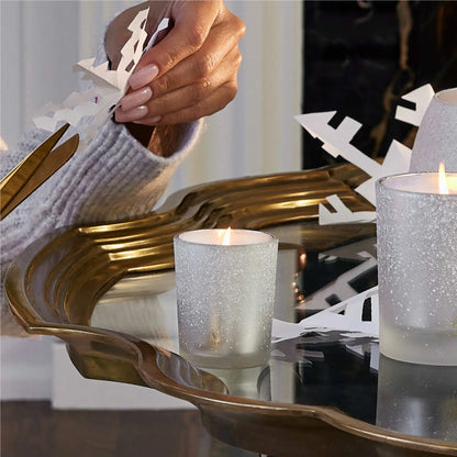 Bougie Enneigée votive Frasier Fir
