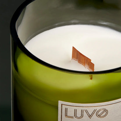 Bougie Mèche en Bois Cachemire & Vanille – Luvo
