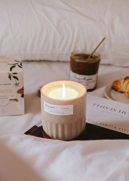 Bougie Réutilisable Cafecito - 11 oz | Mimi & August