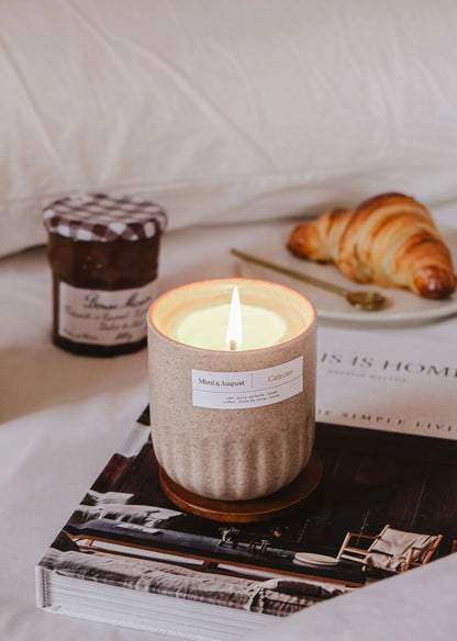 Bougie Réutilisable Cafecito - 11 oz | Mimi & August