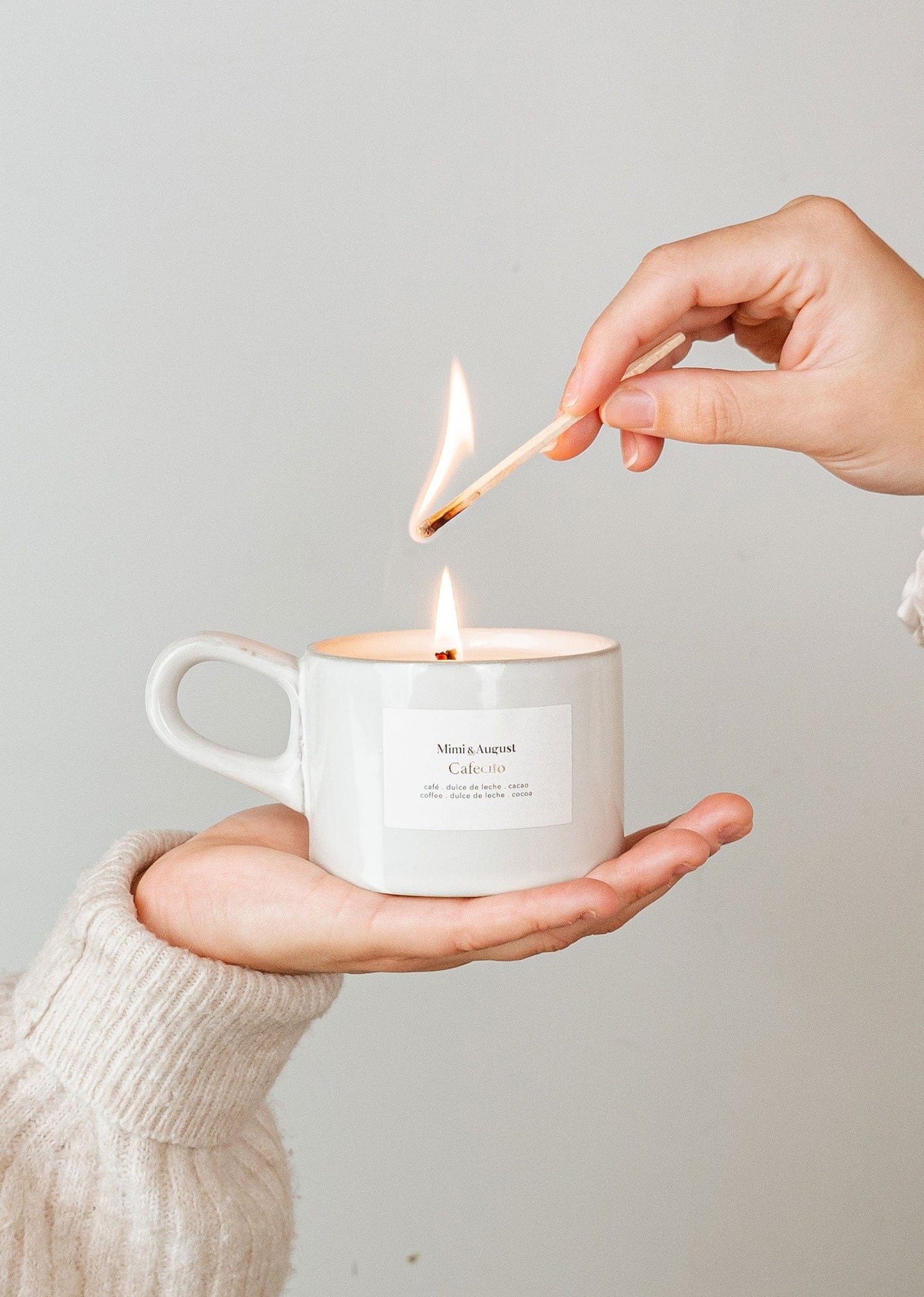 Bougie Réutilisable Cafecito - 5.5 oz | Mimi & August
