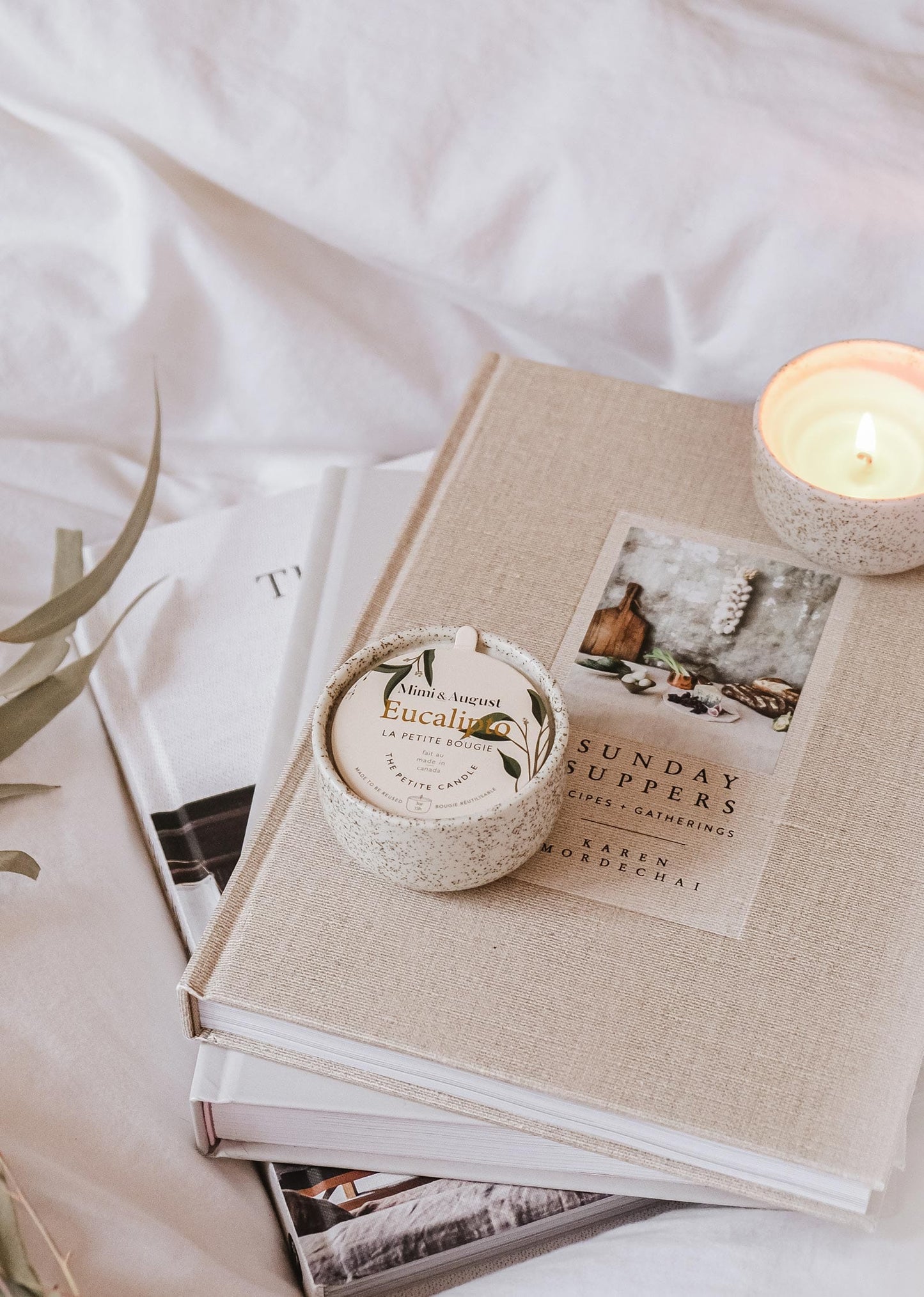 Bougie Réutilisable Eucalipto - 3 oz