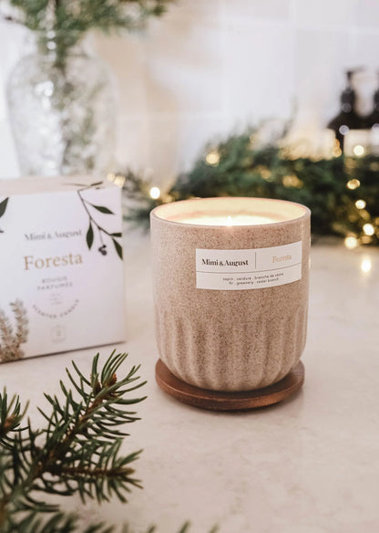 Bougie Réutilisable Foresta - 11 oz | Mimi & August