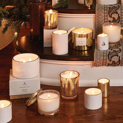 Bougie Votive Dorée Frasier Fir