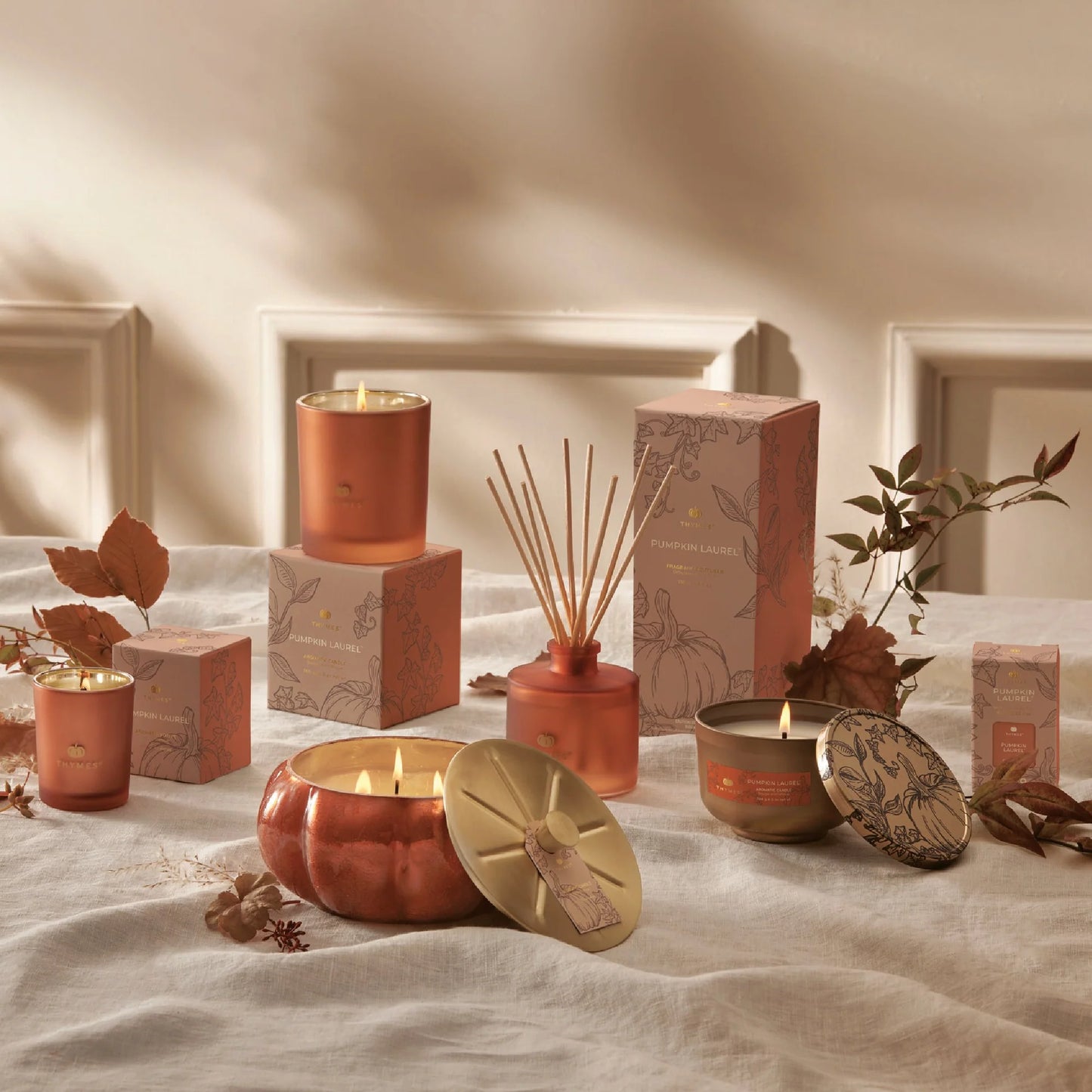 Bougie Votive Pumpkin Laurel