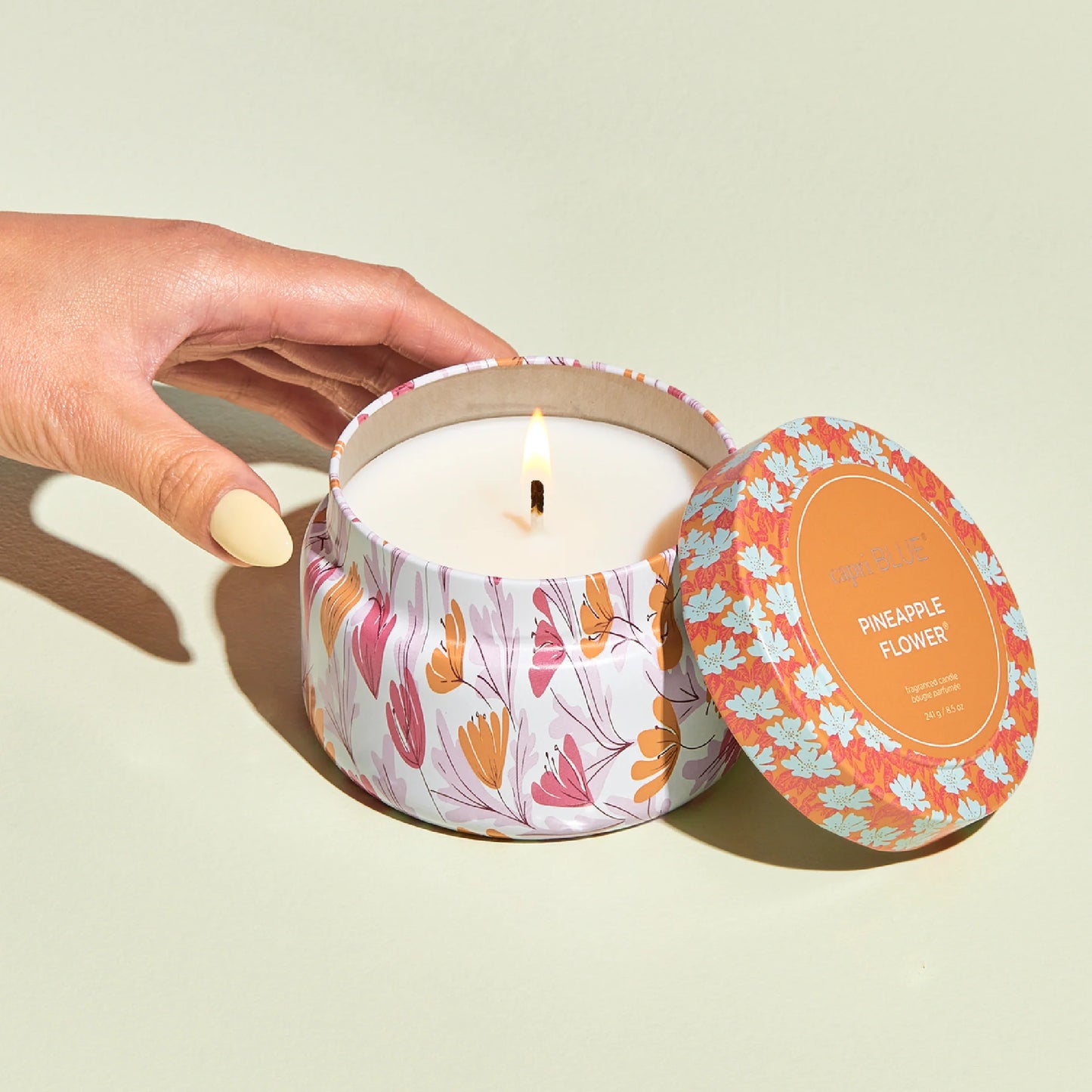 Bougie de Voyage 8.5 oz Fleur d'Ananas | Capri Blue