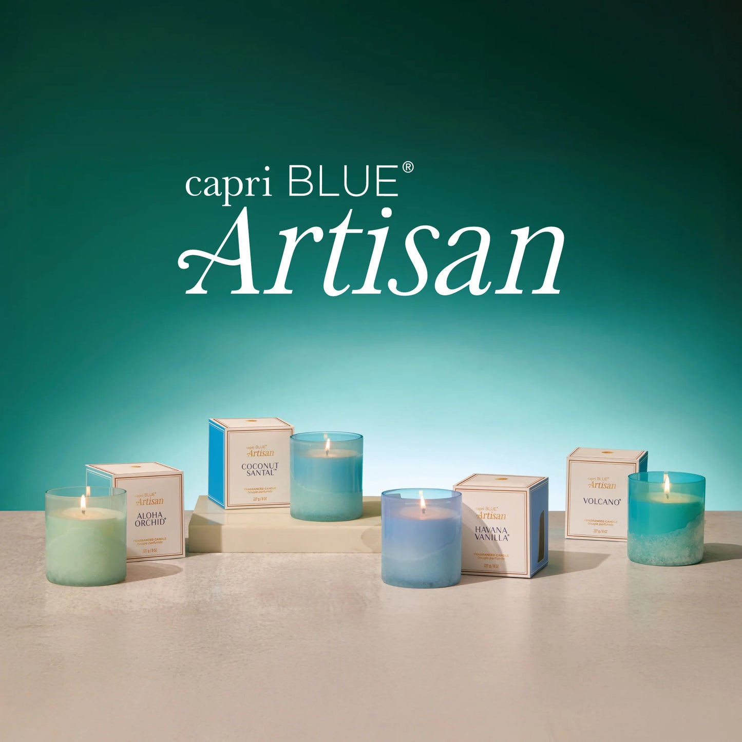 Bougie en Boîte 8 oz Luce d'Amalfi Coconut Santal | Capri Blue